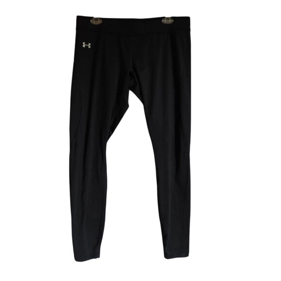 EUC Under Armour Performance Cold Gear Fitted Leggings Black - Picture 1 of 4